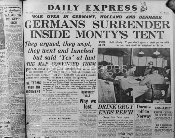 Germany's Unconditional Surrender