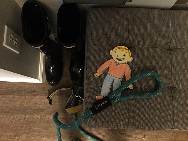 Clément promena son chien