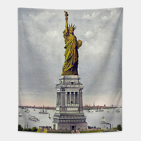 America is gifted the Statue of Liberty