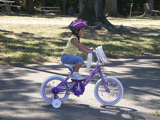 Monté una bicicleta en 2006