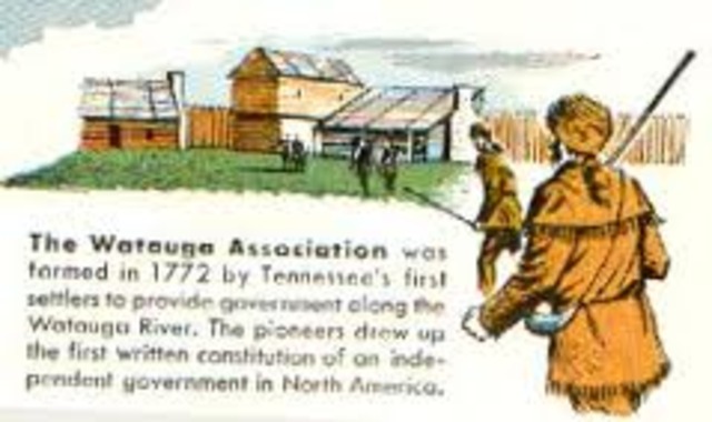 William Bean settles the Watauga settlement