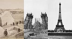 construccion torre eiffel