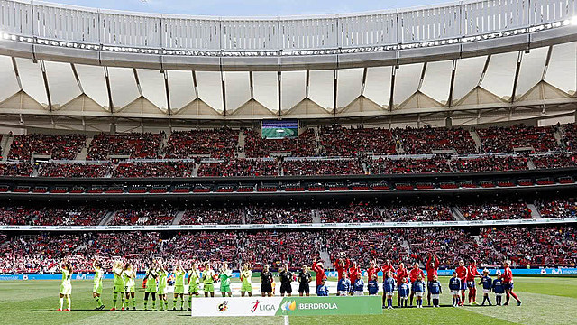 El Wanda Metropolitano batió un nuevo récord en el fútbol femenino