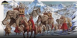 J.M.W. Turner Completes Hannibal Crossing the Alps.