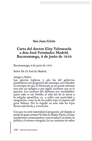 ACTA DE INDEPENDENCIA GIRÓN