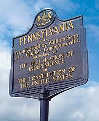 Pennsylvania is founded
