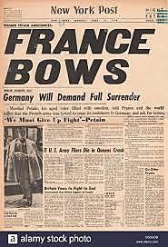 France Surrenders to Germany