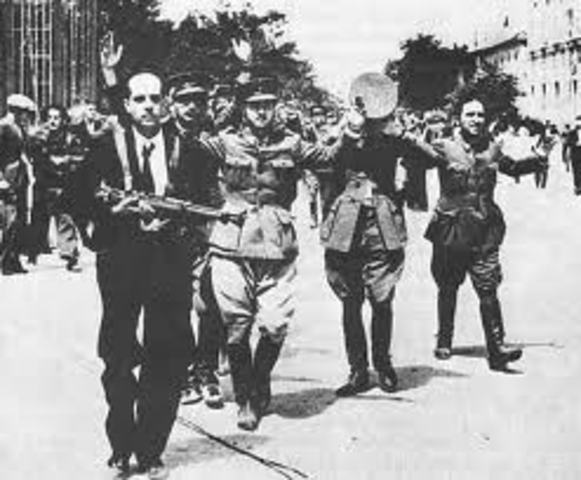 Fracasa el levantamiento en Madrid