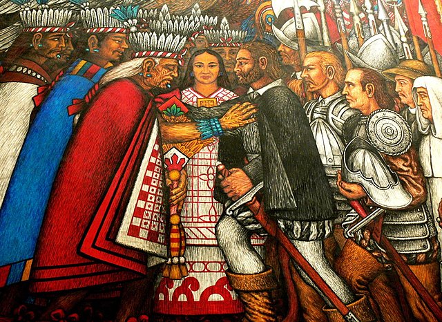 La alianza de Cortes con los nativos de Tlaxcala