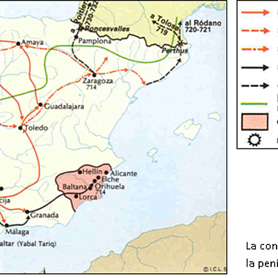 Timeline: LA EVOLUCIÓN POLÍTICA DE AL-ÁNDALUS