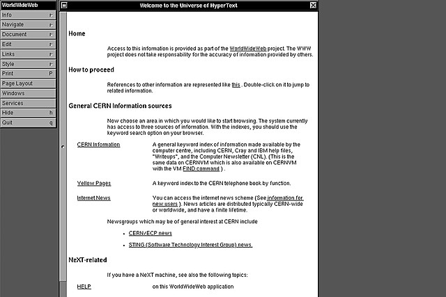 Primer Navegador Web