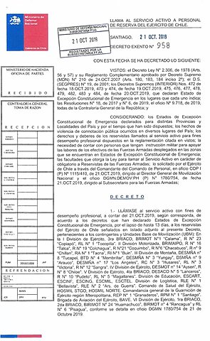 El Ministro de Defensa recurre al personal de reserva del Ejército