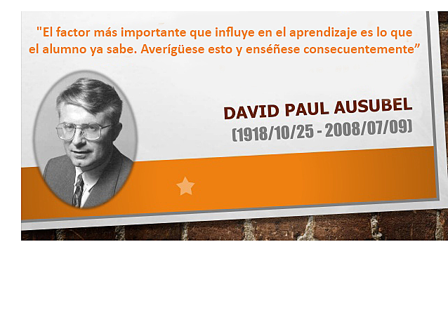 David Paul Ausubel.