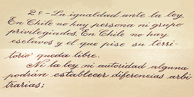 Abolición de le esclavitud en Chile