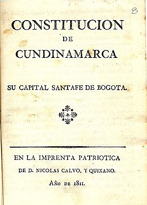 Constitución de Cundinamarca