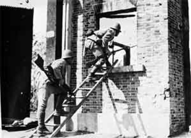 The Japanese continued their assault on China by attacking Shanghai.