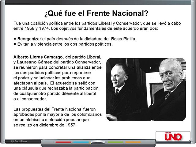El frente nacional