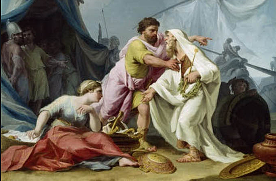 Agamemnon Steals Chryseis