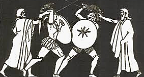 Hector Fights Greater Ajax