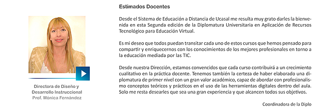 Inicio de la Diplomatura Universitaria en aplicación de recursos tecnológicos para Educación Virtual