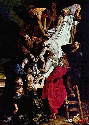 Descenso de Cristo por Rubens