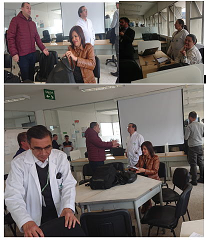 Reunión grupo apoyo PILOTO AdHora con Inst. Briguite Gómez de la competencia Institucional