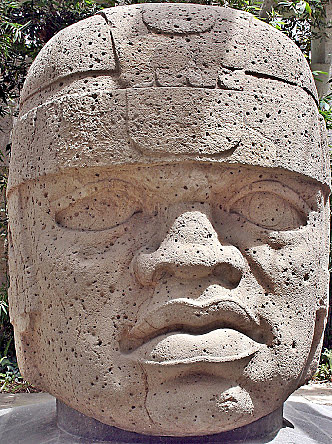 Olmecas, cabezas colosales.