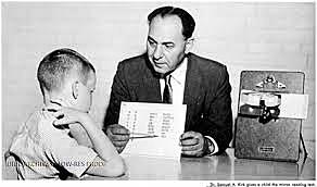 Samuel A. Kirk uses the term "learning disability"