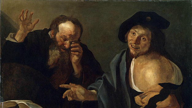 Leucippus of Miletus and his student Democritus of Abdera come up with the "atom"