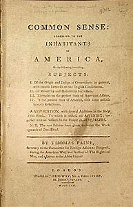 Thomas Paine publishes Common Sense-