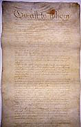 The Articles of Confederation are implemented