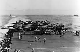 US navy defeats the Japanese Navy