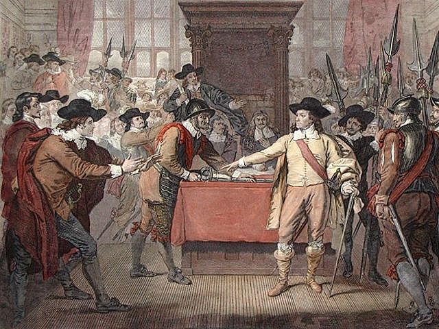 King Charles Signs Petition of Rights (English Civil War)