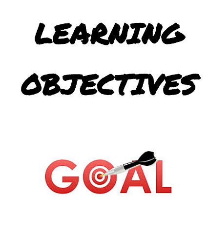 LEARNING OBJECTIVES
