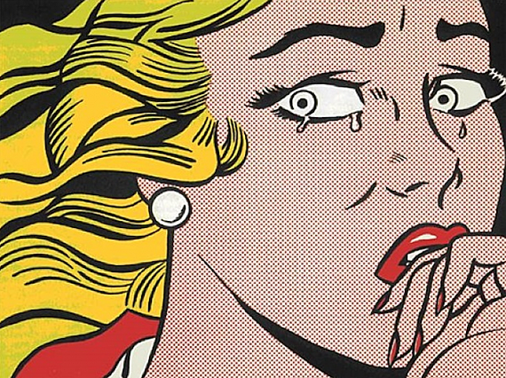 Roy Lichtenstein's Crying Girl