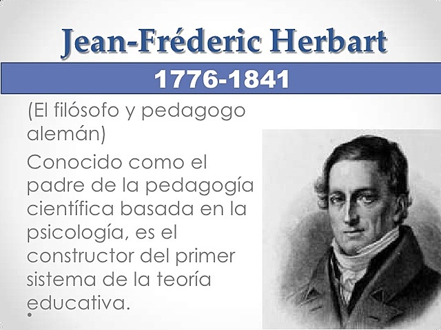 Pedagogía según Frederic Herbart