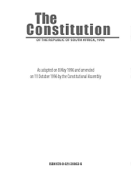 Adoption of final constitution