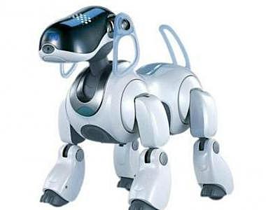 Perro robot.