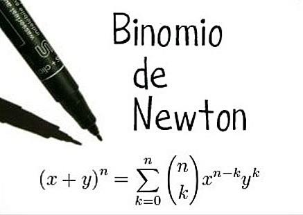 Newton da su famoso "serie del binomio"