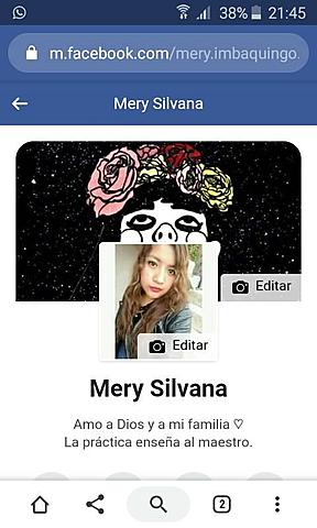 Primera cuenta en Facebook