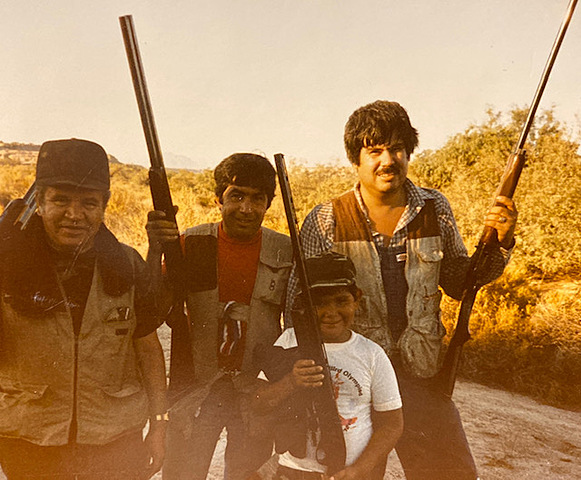 Learning how to hunt, 8 years of age