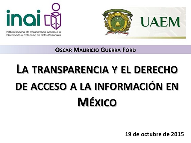 La Ley General de Transparencia y Acceso a la Información Pública
