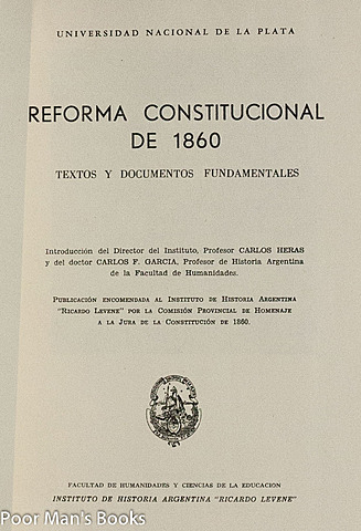 en 1860 reforma constitucional. derqui asume la presidencia de la confederacion