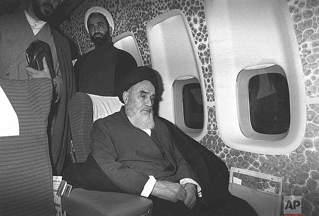 Ayatollah Ruhollah Khomeini return's to Iran.