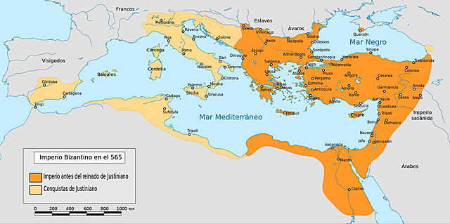 CONQUISTA DE TERRITORIOS BIZANTINOS