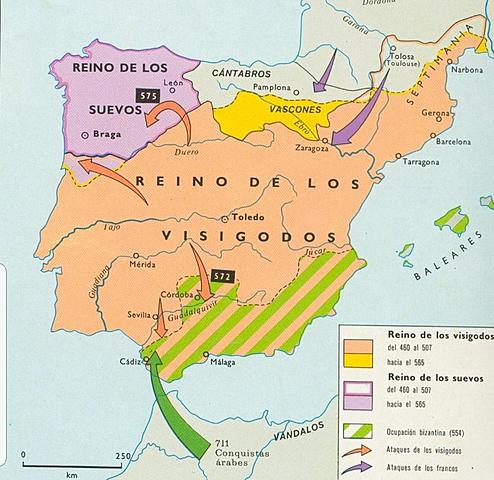 Los orígenes del reino visigodo en Hispania