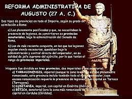 Reforma administrativa de Augusto