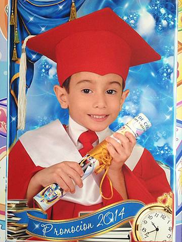 I graduate from the garden