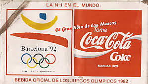 Coca Cola fue indroducida a las olimpiadas