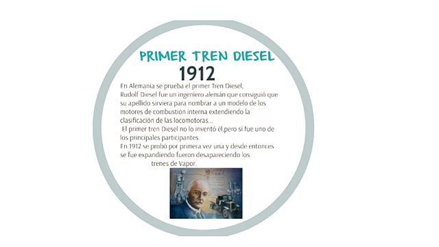 el primer tren diesel